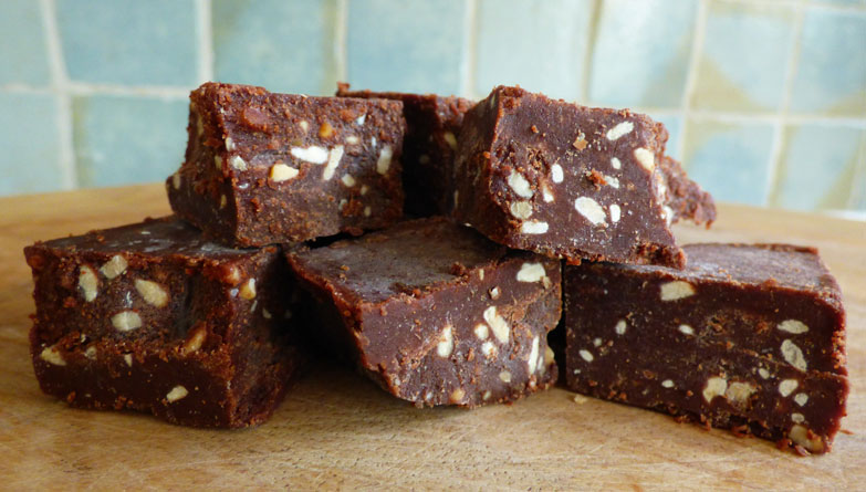 Chocolate freezer fudge - Equanimity Yoga